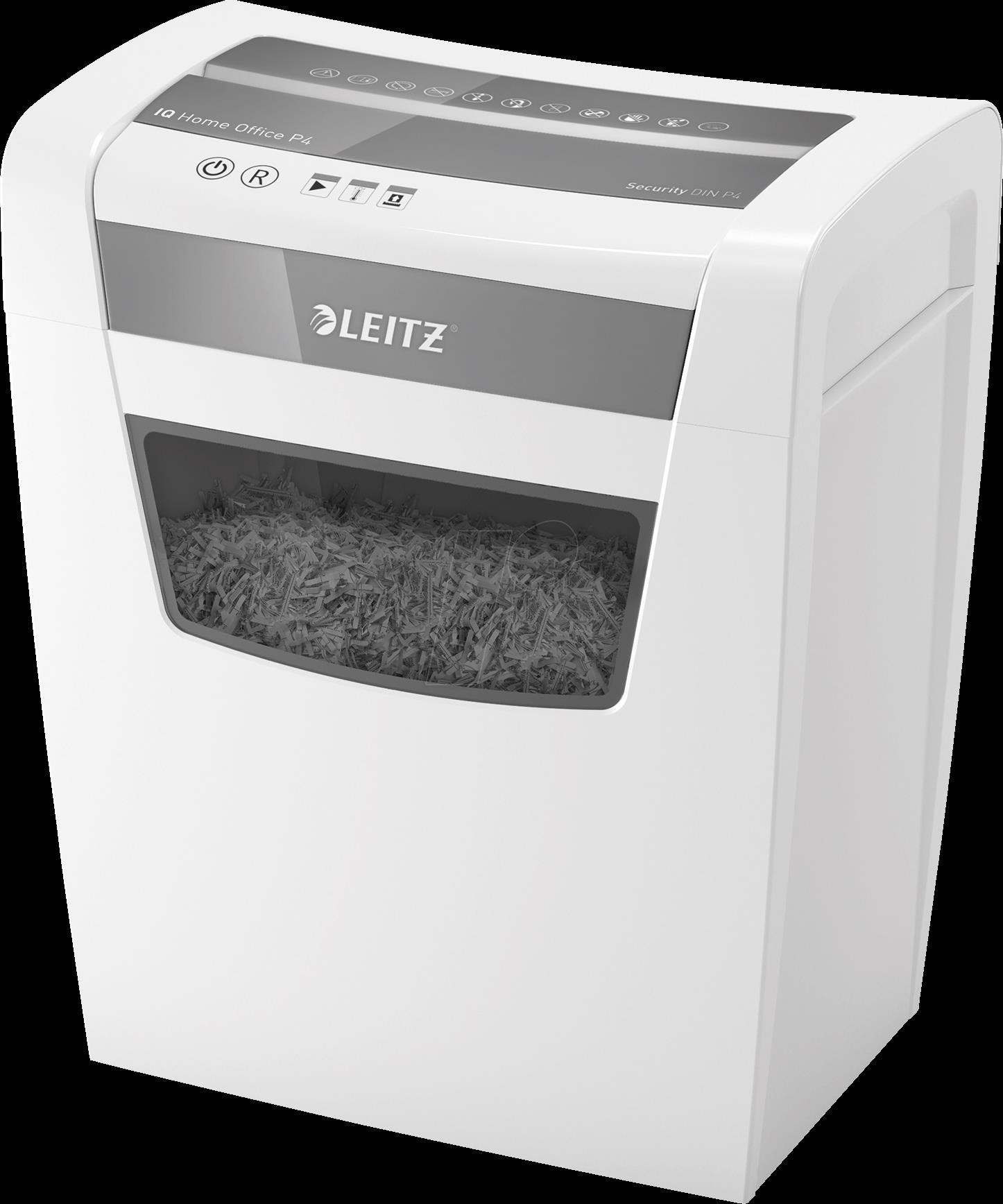 Купить Leitz IQ Home Office P-4 Aktenvernichter Partikelschnitt-Zerkleinerung 22 cm Weiß (8009-00-00) в магазине wardena.ru