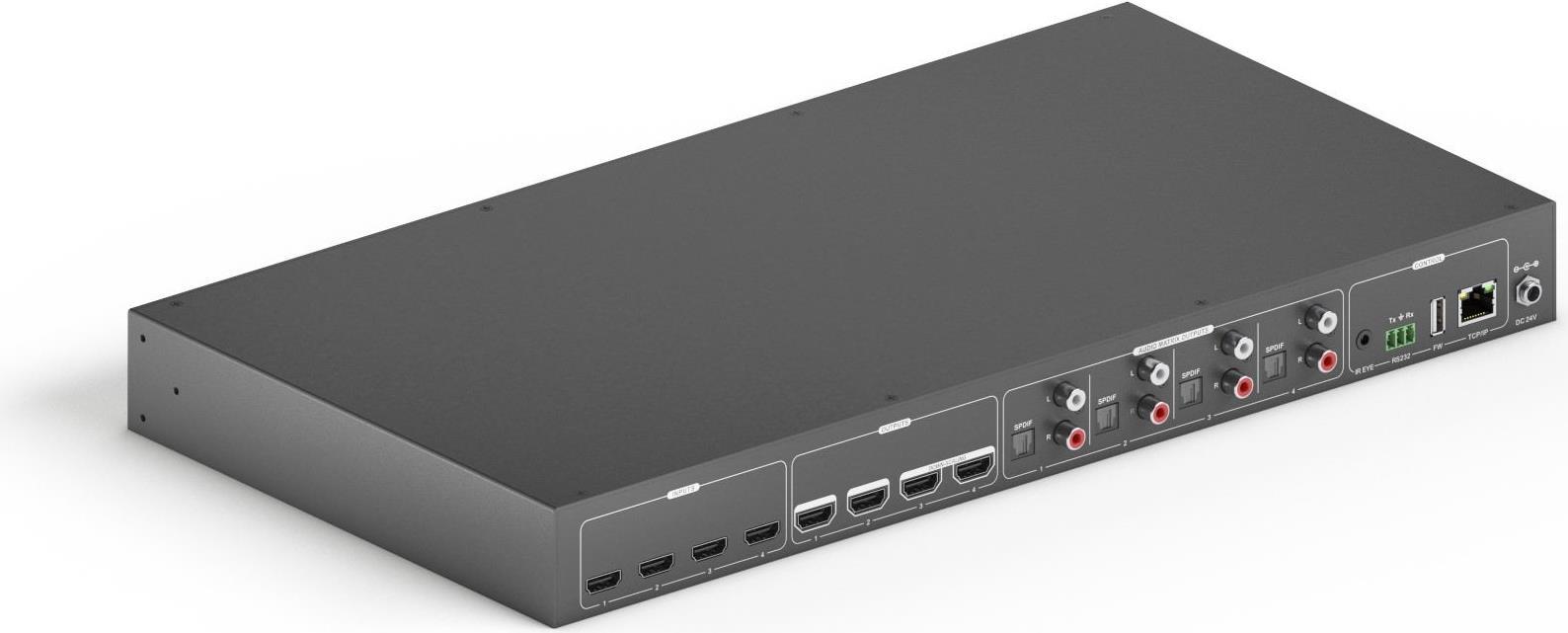 Купить PureLink PureTools PT-MA-HD44DA - 4x4 Matrix Switcher / Scaler / Audio Disembedder в магазине wardena.ru