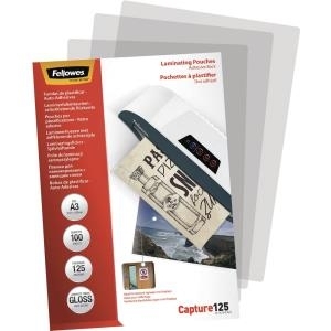 Купить Fellowes - Klebstoff - 125 Mikron - 100er-Pack - glänzend - A3 (297 x 420 mm) Taschen für Laminierung (5329001) в магазине wardena.ru