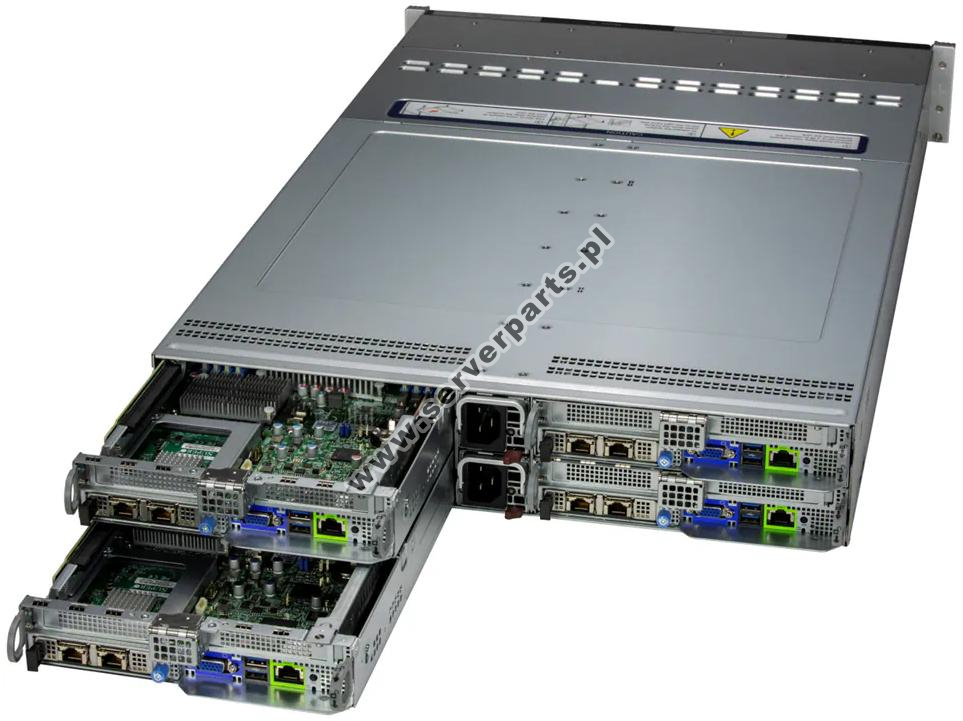 Купить Server Twin Supermicro SYS-222BT-HNR • 217BQ2-R3K60P • X14DBT-B • BigTwin в магазине wardena.ru