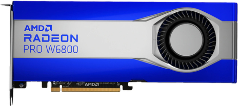 Купить AMD Radeon Pro W6800 - Grafikkarten - Radeon Pro W6800 - 32GB GDDR6 - PCIe 4,0 x16 - 6 x Mini DisplayPort (100-506157) в магазине wardena.ru