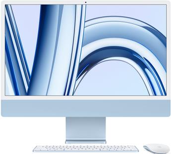Купить Apple iMac Apple M M3 59,7 cm (23.5") 4480 x 2520 Pixel All-in-One-PC 16 GB 1 TB SSD macOS Sonoma Wi-Fi 6E (802.11ax) Blau (Z19L-GR14) в магазине wardena.ru