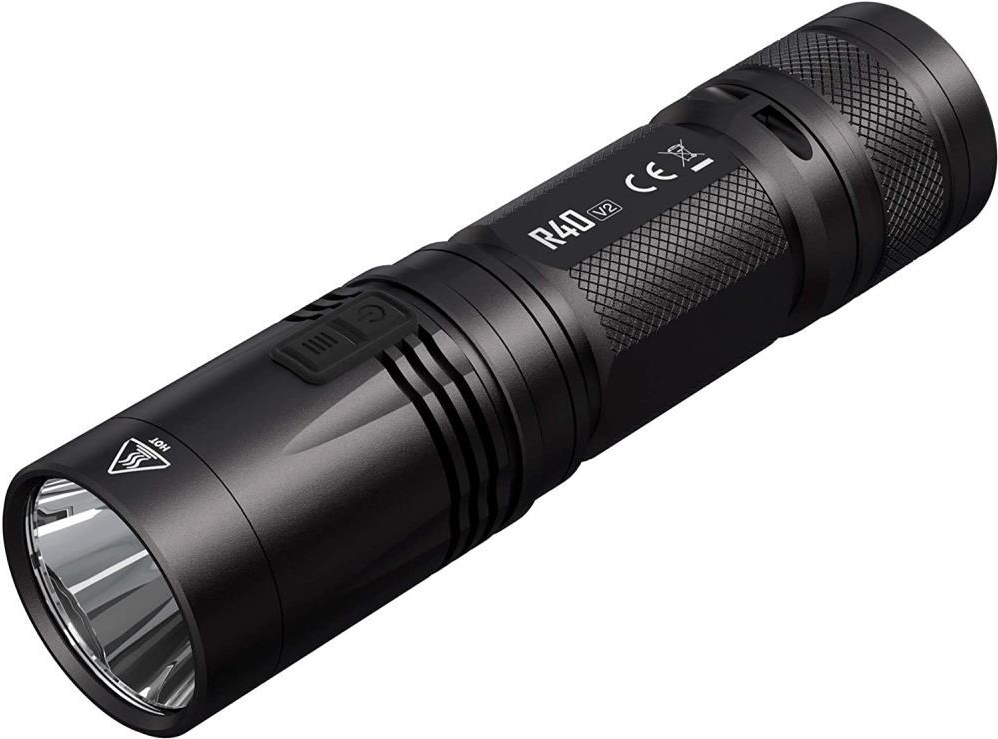 Купить FLASHLIGHT RECHARGEABLE SERIES/1200 LUMENS R40 V2 NITECORE (R40V2) в магазине wardena.ru
