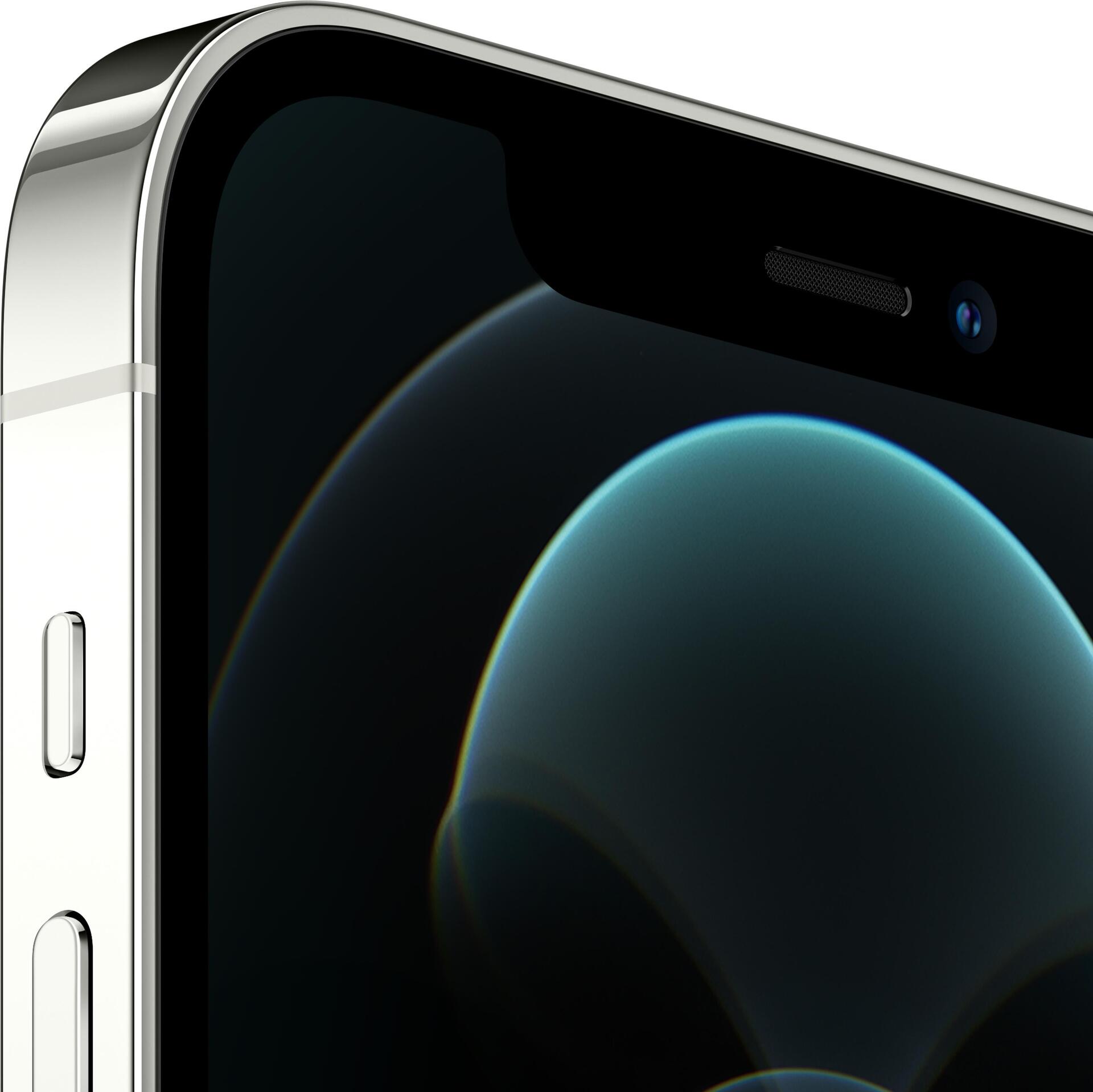 Купить Apple iPhone 12 Pro - 5G Smartphone - Dual-SIM / Internal Memory 128 GB - OLED-Display - 6.1" - 2532 x 1170 Pixel - Triple-Kamera 12 MP, 12 MP, 12 MP - front camera 12 MP - Silber (MGML3ZD/A) в магазине wardena.ru