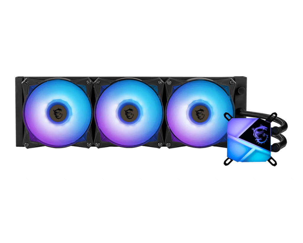 Купить MSI MPG CORE LIQUID C360 - Prozessor-Flüssigkeitskühlsystem - Kühlergröße: 360 mm - (für: LGA1156, AM2, AM2+, LGA1366, AM3, LGA1155, AM3+, LGA2011, FM1, FM2, LGA1150, FM2+, LGA2011-3, LGA1151, AM4, LGA2066, LGA1200, LGA1 (306-7ZW2R31-813) в магазине wardena.ru