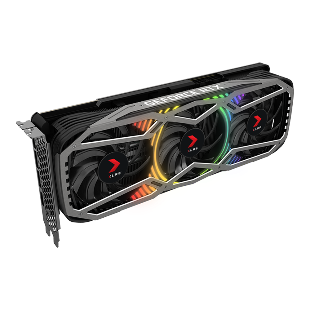 Купить PNY XLR8 GeForce RTX 3070 Gaming REVEL EPIC-X RGB Triple Fan LHR - Grafikkarten - GF RTX 3070 - 8 GB GDDR6 - PCIe 4.0 x16 - HDMI, 3 x DisplayPort (VCG30708LTFXPPB) в магазине wardena.ru
