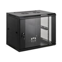 Купить Intellinet Network Cabinet, Wall Mount (Double Section Hinged Swing Out), 9U, Usable Depth 425mm/Width 540mm, Black, Assembled, Max 30kg, Swings out for access to back of cabinet when installed on wall, 48,30cm (19"), Pa (711845) в магазине wardena.ru