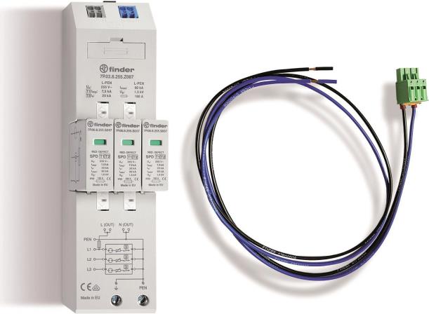 Купить Kombiableiter 7P.04.8.255.Z007 C8Typ 1+2 für dreiphasige TN-S u. TT (7P048255Z007C08) в магазине wardena.ru