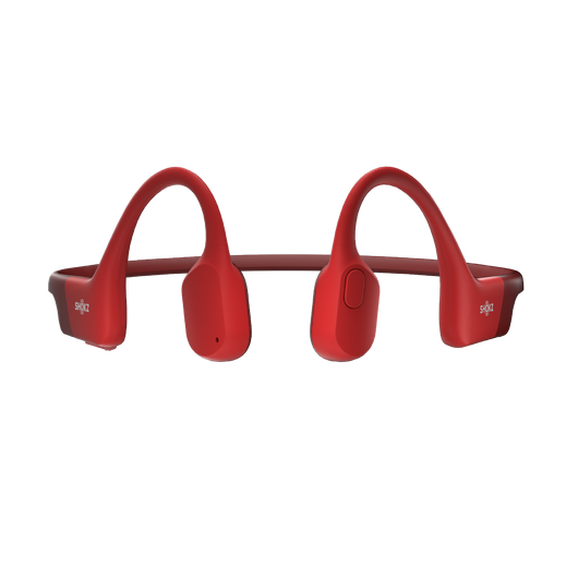 Купить AfterShokz OpenRun - Kopfhörer mit Mikrofon - offenes Ohr - hinter dem Nacken angebracht - Bluetooth - kabellos - Rot (S803RD) в магазине wardena.ru