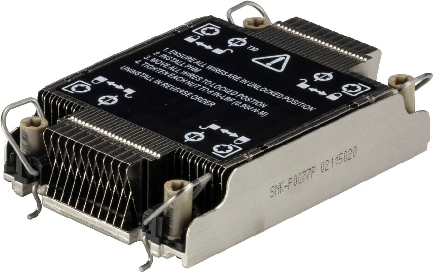 Купить Super Micro Supermicro - Prozessorkühler - (für: LGA4189) - 1U (SNK-P0077P) в магазине wardena.ru