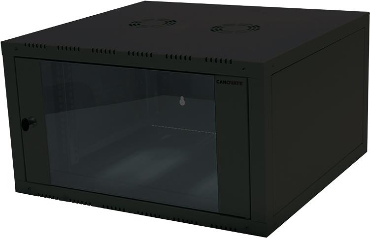 Купить LogiLink 48,30cm (19") Wandverteiler, einteilig, 9 HE, schwarz (RAL9005), 1,2 mm Stahl, Stahlrahmen, Glastür mit Zylinder- - 1 Stück (W09E66B) в магазине wardena.ru