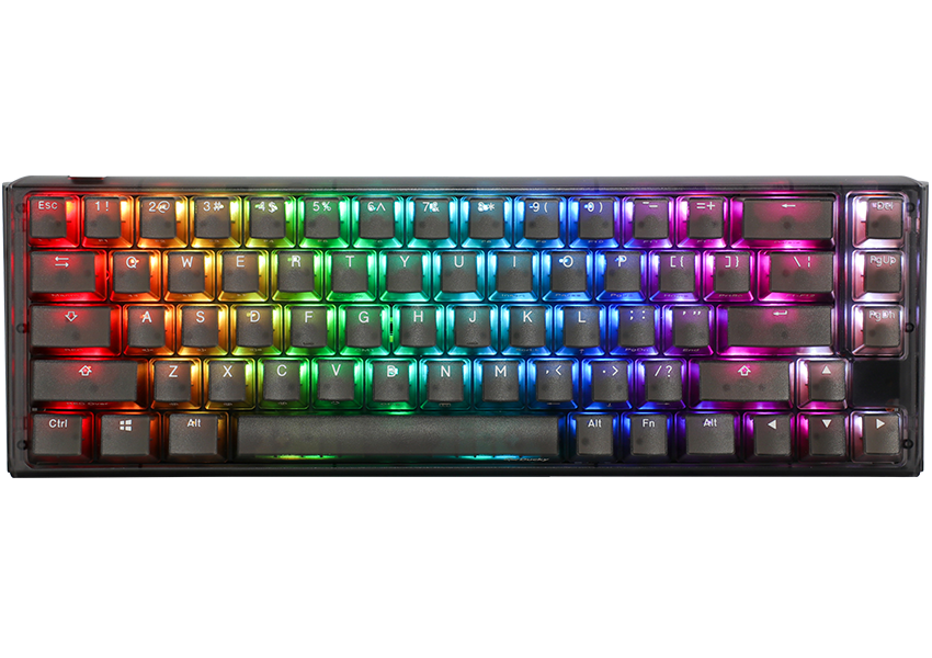Купить Ducky One 3 Aura Black SF Gaming Tastatur, RGB LED - MX-Silent-Red (US) (DKON2167ST-SUSPDABAAAC1) в магазине wardena.ru