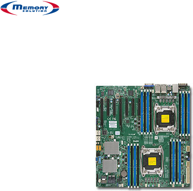 Купить SUPERMICRO X10DRH-iLN4 - Motherboard - E-ATX - LGA2011-v3-Sockel - 2 Unterstützte CPUs - C612 Chipsatz - USB 3.0 - 4 x Gigabit LAN - Onboard-Grafik (MBD-X10DRH-iLN4-B) в магазине wardena.ru