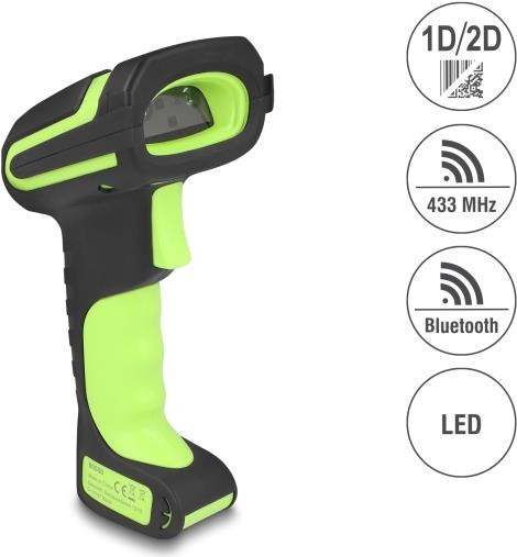 Купить Delock Industrie Barcode Scanner 1D und 2D für 433 MHz oder Bluetooth mit induktiver - Barcode-Scanner (90588) в магазине wardena.ru
