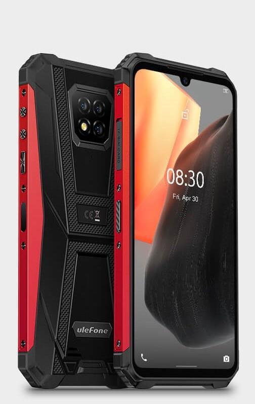 Купить Ulefone Armor 8 Pro 15,5 cm (6.1") Hybride Dual-SIM Android 11 4G USB Typ-C 8 GB 128 GB 5520 mAh Schwarz - Rot (UF-A8P-8GB/RD) в магазине wardena.ru
