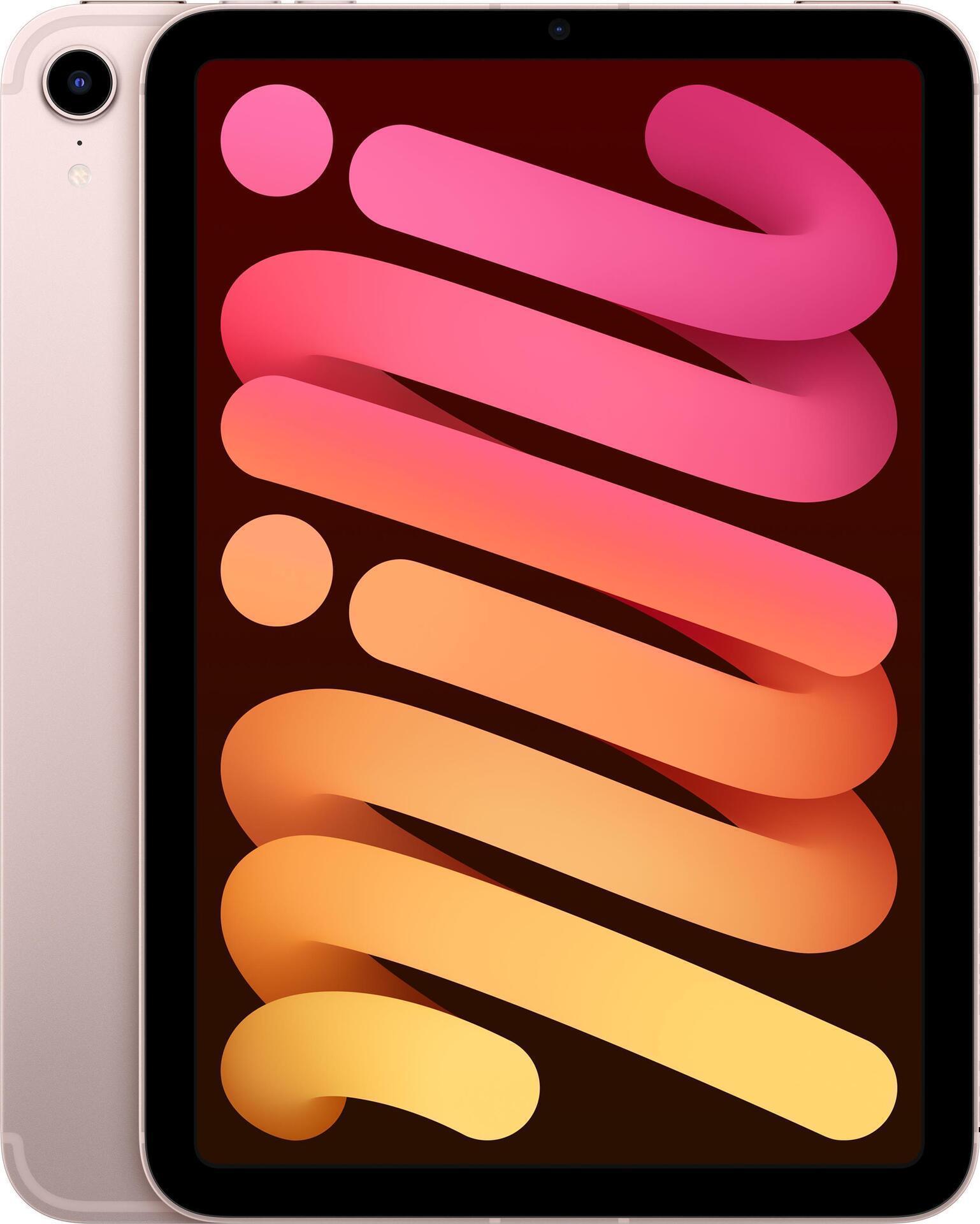 Купить Apple iPad mini Wi-Fi + Cellular - 6. Generation - Tablet - 64GB - 21,1 cm (8.3") IPS (2266 x 1488) - 3G, 4G, 5G - pink (MLX43FD/A) в магазине wardena.ru