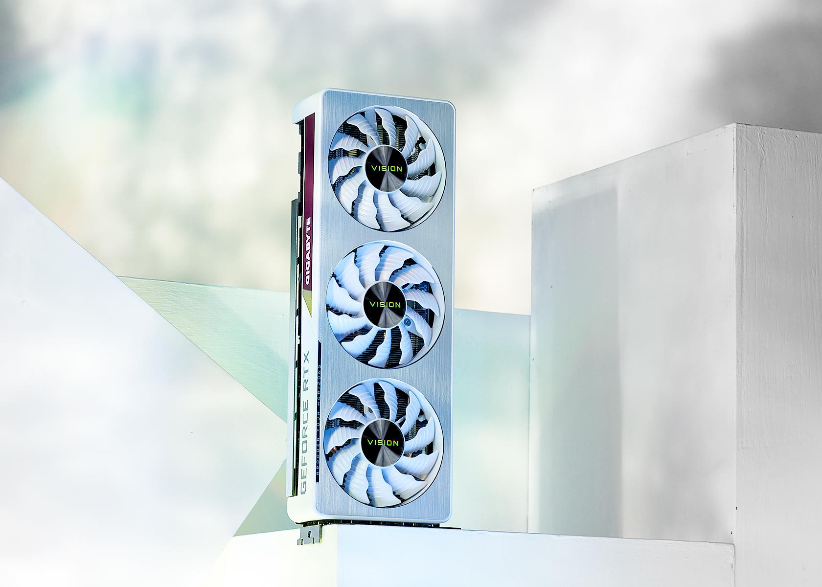 Купить Gigabyte GeForce RTX 3070 VISION OC 8G (rev. 2.0) - Grafikkarten - GF RTX 3070 - 8 GB GDDR6 - PCIe 4.0 - 2 x HDMI, 2 x DisplayPort (GV-N3070VISION OC-8GD 2.0) в магазине wardena.ru