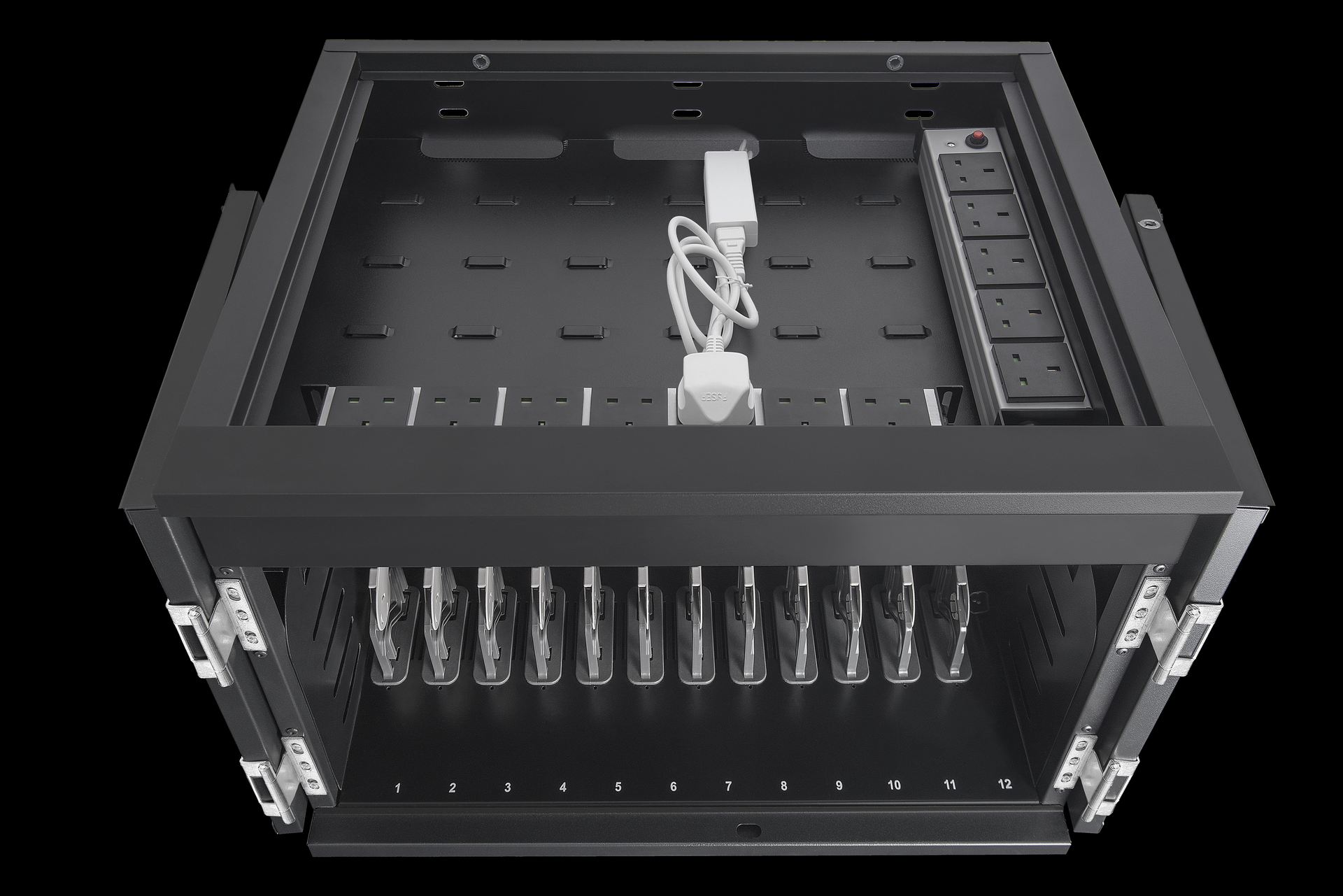 Купить AVerMedia AVerCharge X12 - Schrankeinheit (nur Laden) - für 12 Tablets / Notebooks - verriegelbar - Bildschirmgröße: bis zu 38,1 cm (bis zu 38,10cm (15") ) - Wandmontage, Schreibtisch (40AAA0A3-BC3) в магазине wardena.ru