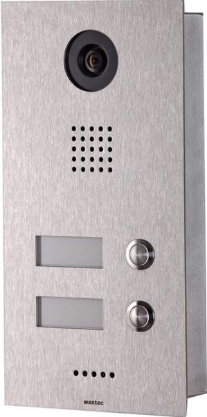 Купить Wantec MONOLITH C IP Vision 2T Türsprechstelle mit 2 Tasten (4002) в магазине wardena.ru