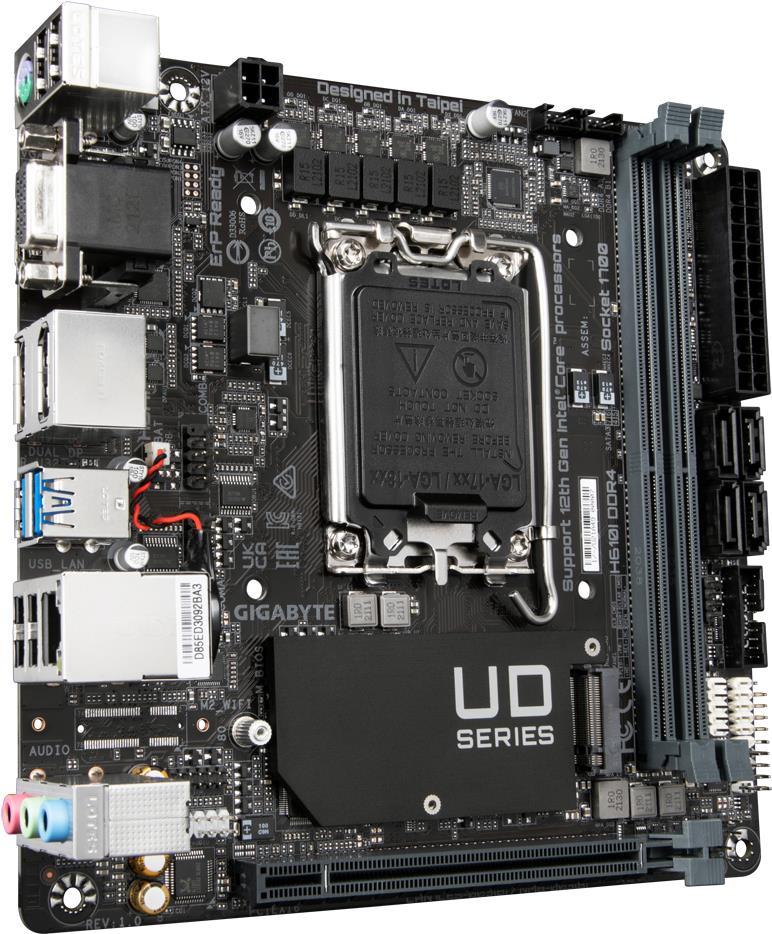 Купить Gigabyte H610I DDR4 - Intel - LGA 1700 - Intel® Celeron® - Intel® Core™ i3 - Intel Core i5 - Intel Core i7 - Intel Core i9 - Intel® Pentium®G - LGA 1700 - DDR4-SDRAM - 64 GB (H610I DDR4) в магазине wardena.ru