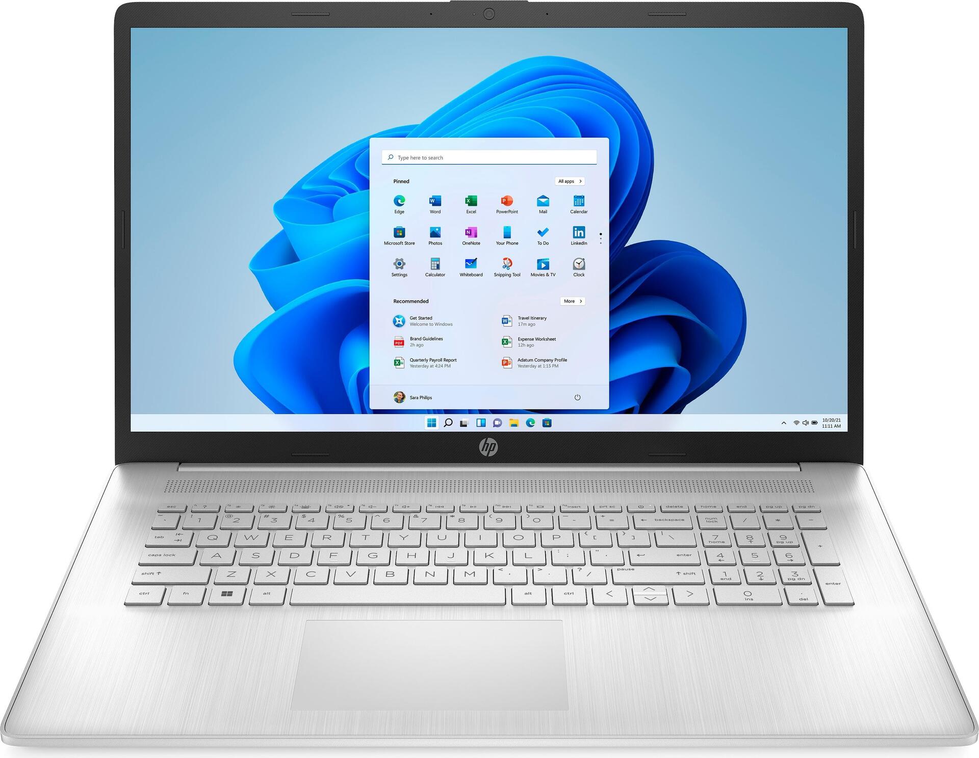 Купить HP 17-cn0534ng i3-1125G4 Notebook 43,9 cm (17.3" ) HD+ Intel® Core™ i3 8 GB DDR4-SDRAM 512 GB SSD Wi-Fi 5 (802.11ac) Windows 11 Home Silber (63W63EA) в магазине wardena.ru