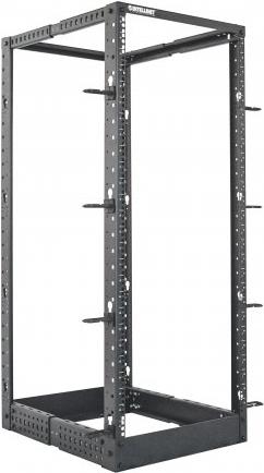 Купить Intellinet - Open frame rack (4 post) - Schwarz, RAL 9005 - 45U - 48,3 cm (19") (714259) в магазине wardena.ru
