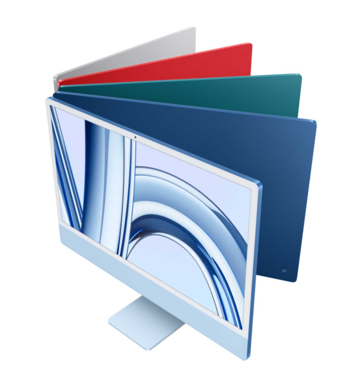 Купить Apple iMac 61cm(24‘‘) M3 8-Core 256GB blau (MQRC3D/A) в магазине wardena.ru