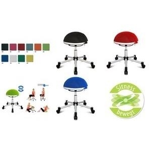 Купить Topstar Fitness-Hocker "Sitness Half Ball", blau Sitzhöhe: 530 - 660 mm, Sitzdurchmesser: 400 mm, stufenlos - 1 Stück (SH17 BB6) в магазине wardena.ru