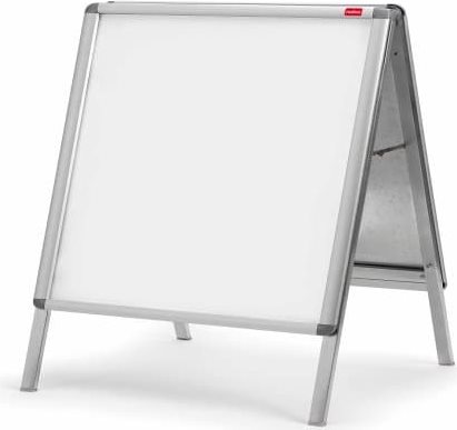 Купить NOBO Plakatständer A2, hochwertiger Aluminium-Rahmen zwei Klapprahmen, Rückwand aus Stahl, Anti-Reflexfolie (1902207) в магазине wardena.ru