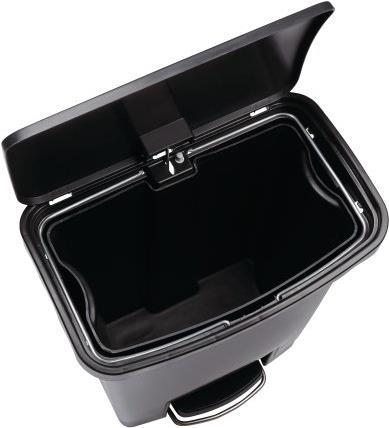 Купить Rubbermaid 1883609 Mülleimer 30 l Rechteckig Kunststoff - Harz Schwarz (1883609) в магазине wardena.ru