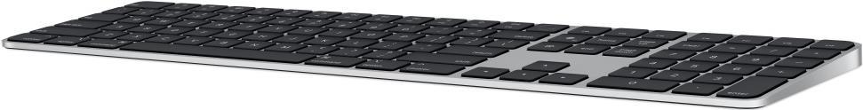 Купить Apple Magic Keyboard with Touch ID and Numeric Keypad for Mac models with silicon - Black Keys - Swiss (MMMR3SM/A) в магазине wardena.ru