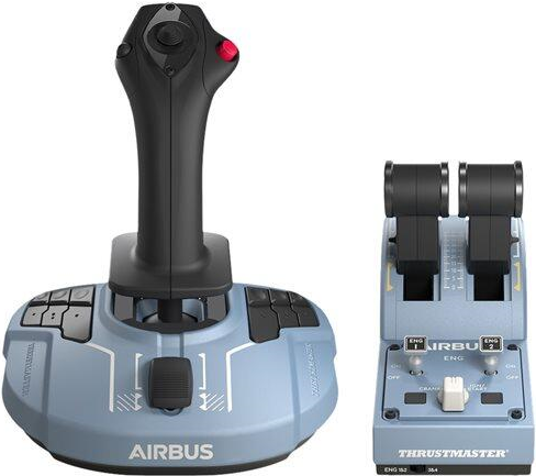 Купить Thrustmaster Airbus Edition Schwarz - Blau USB Joystick Analog / Digital PC (2960842) в магазине wardena.ru