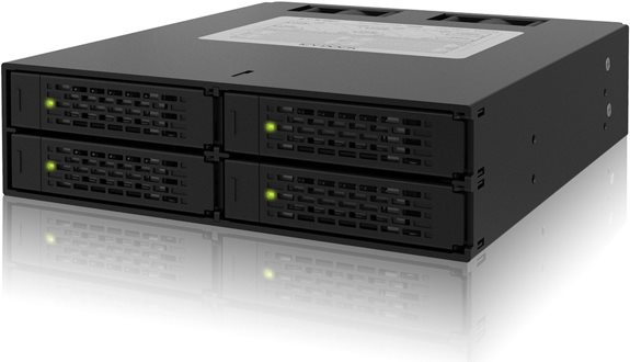 Купить Cremax ICY Dock MB994SP-4S - Gehäuse für Speicherlaufwerke mit Lüfter - 6.4 cm (2.5") - 13,3 cm bis 6,4 cm (5,25" bis 6,40cm (2.5")) - Schwarz (MB994SP-4S) в магазине wardena.ru