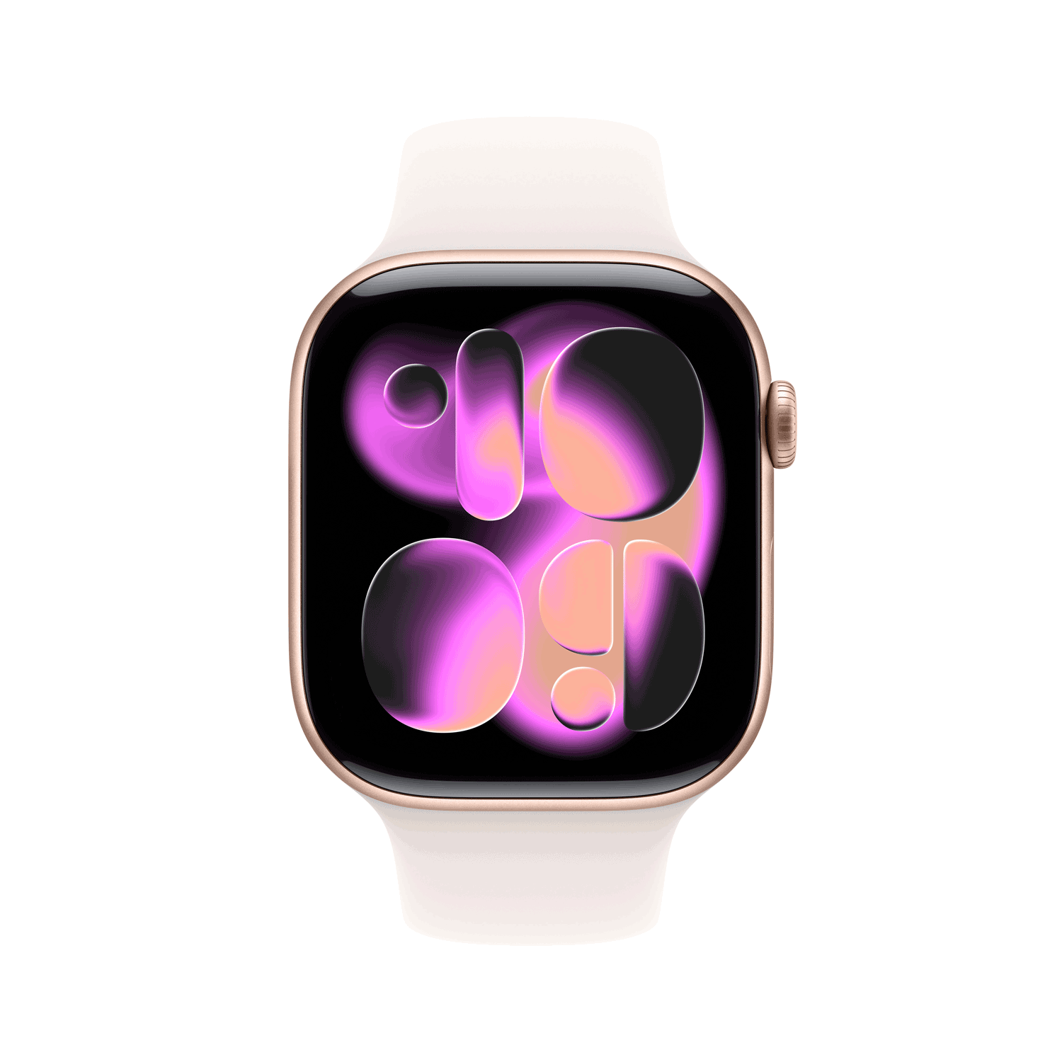 Купить Apple Watch Series 11 GPS 46mm Rose Gold Aluminium Case with Light Blush Sport Band - S/M (MEV64ZR/A) в магазине wardena.ru