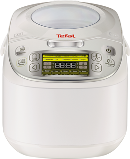 Купить Tefal RK8121 - Backen - Dessert - Braten - Suppe - Dampf - Joghurt - Silber - Weiß - LCD (RK 8121) в магазине wardena.ru