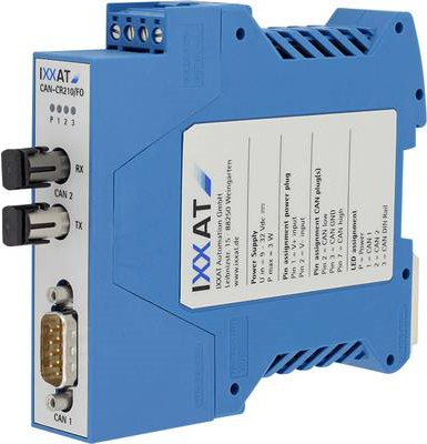 Купить Ixxat CAN-CR210/FO - Glasfaser-Version mit ST-Stecker 1.01.0068.46010 9 - 32 V/DC в магазине wardena.ru