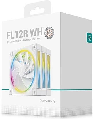 Купить Deepcool FL12R weiss Reverse 3er Pack 120 mm - 33,9 dB - 500 rpm (R-FL12R-WHAPN3-G) в магазине wardena.ru