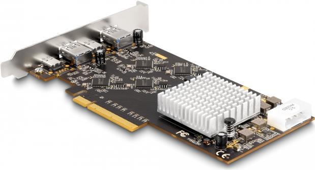Купить Delock PCI Express x8 Karte mit 2 x USB 20 Gbps USB Type-C™ Buchse und 2 x USB 5 Gbps Typ-A Buchse - Quad Channel (90097) в магазине wardena.ru