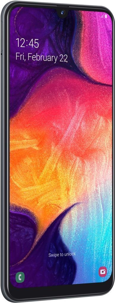 Купить Samsung Galaxy A50 SM-A505F 16,3 cm (6.4" ) 4 GB 128 GB Dual-SIM 4G USB Typ-C Schwarz 4000 mAh (SM-A505FZKSE35) в магазине wardena.ru