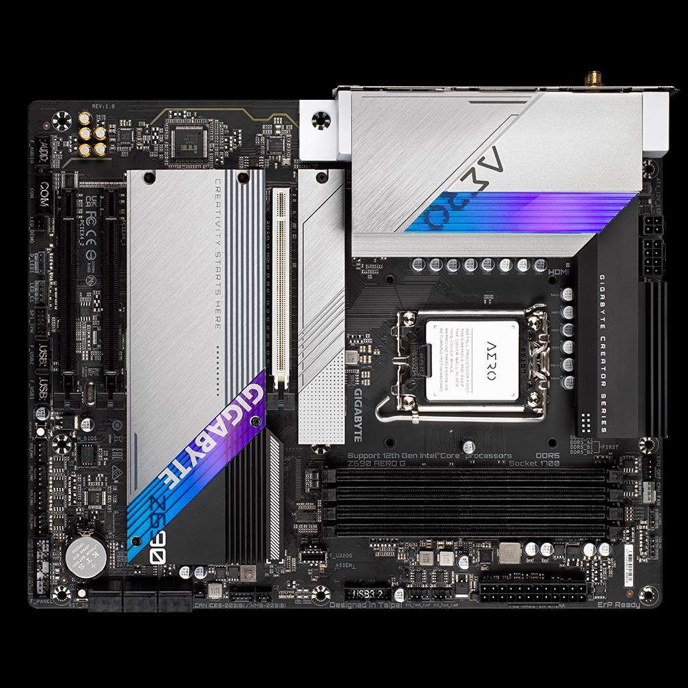 Купить Gigabyte Z690 AERO G Motherboard Intel Z690 Express LGA 1700 ATX (Z690 AERO G) в магазине wardena.ru