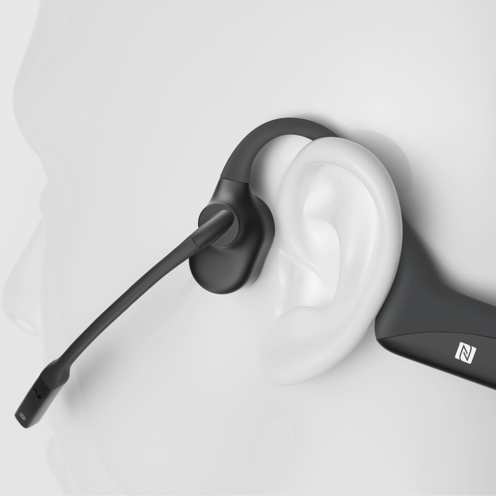 Купить Aftershokz OpenComm Kopfhörer Kabellos Ohrbügel Büro/Callcenter Bluetooth Schwarz (C102BK) в магазине wardena.ru