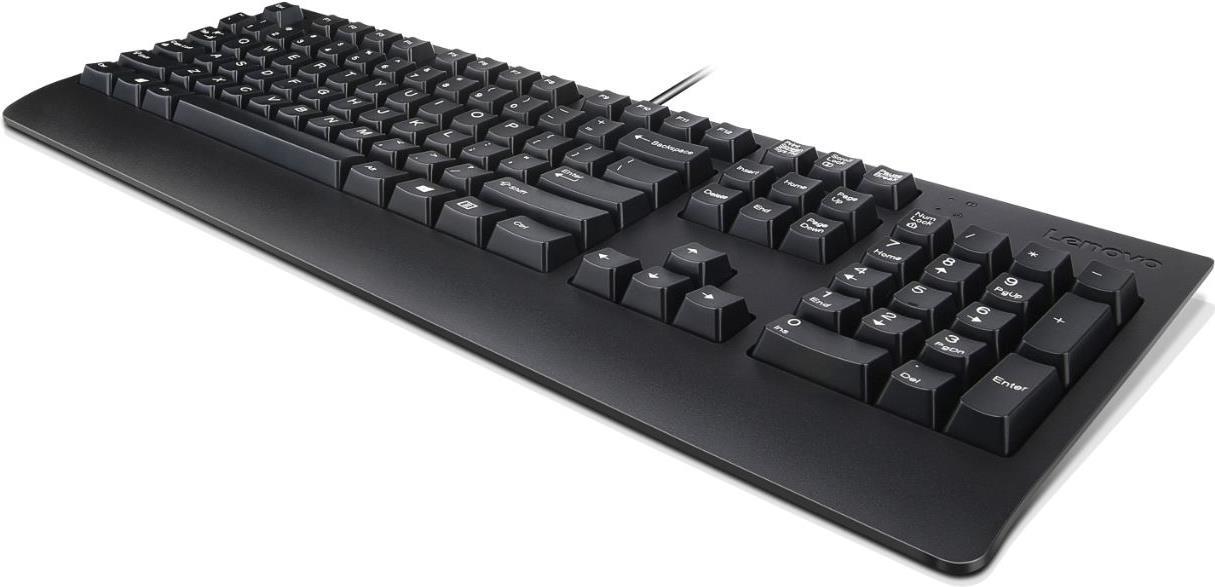 Купить Lenovo Preferred Pro II - Tastatur - USB - QWERTY - Niederländisch - Schwarz - FRU, Brown Box - für ThinkStation P320, P330, P330 Gen 2, P520, P520c, P710, P720, P920 (00XH698) в магазине wardena.ru