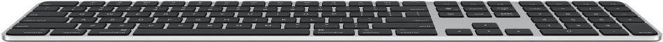 Купить Apple Magic Keyboard with Touch ID and Numeric Keypad for Mac models with silicon - Black Keys - Swiss (MMMR3SM/A) в магазине wardena.ru