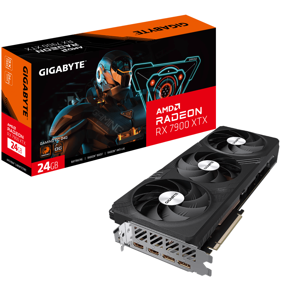 Купить Gigabyte Radeon RX 7900 XTX GAMING OC 24G - Radeon RX 7900 XTX - 24 GB - GDDR6 - 384 Bit - 7680 x 4320 Pixel - PCI Express 4.0 (GV-R79XTXGAMING OC-24GD) в магазине wardena.ru