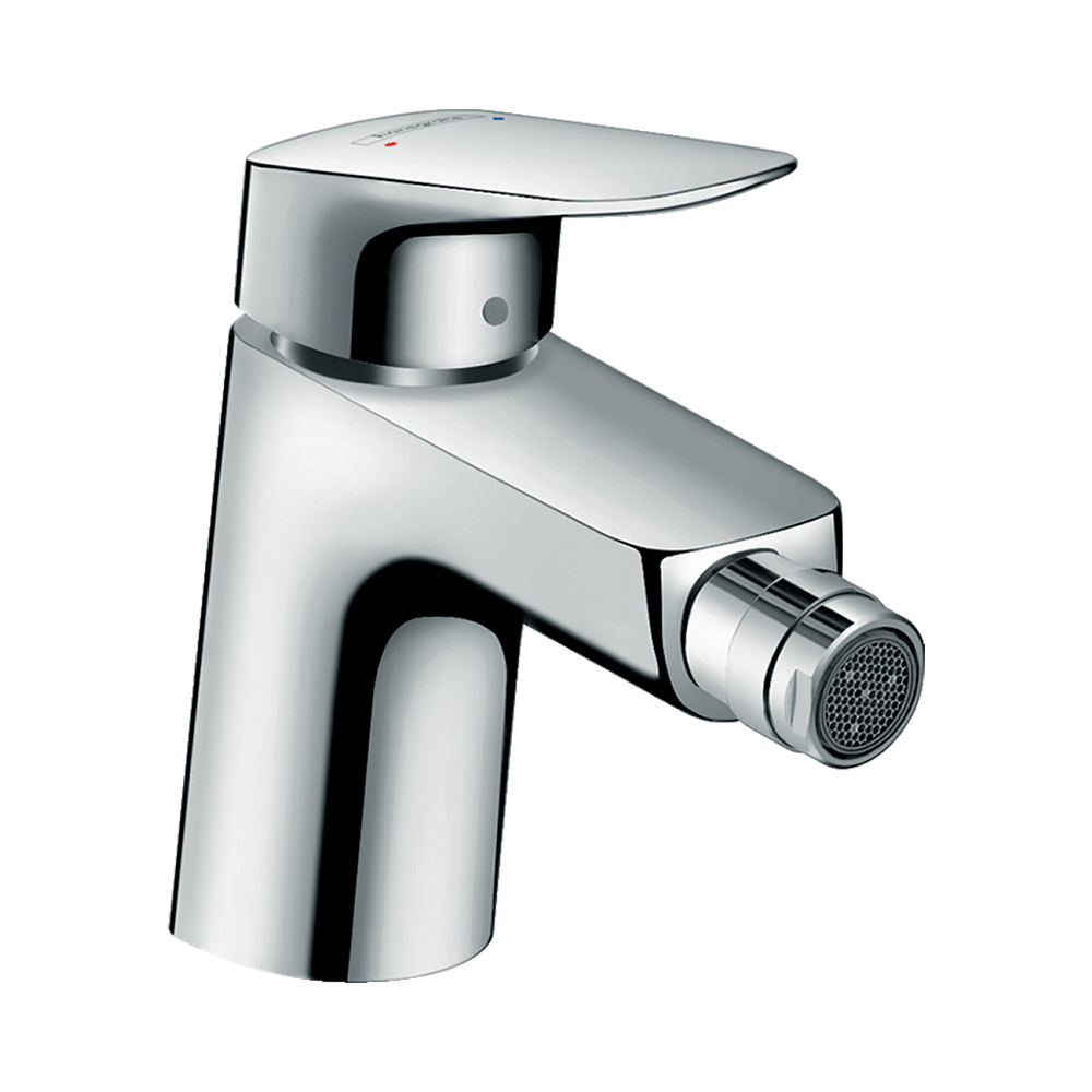 Купить Hansgrohe Logis смеситель для биде 70 однорычажный со сливным гарнитуром хром 71204000 в магазине wardena.ru
