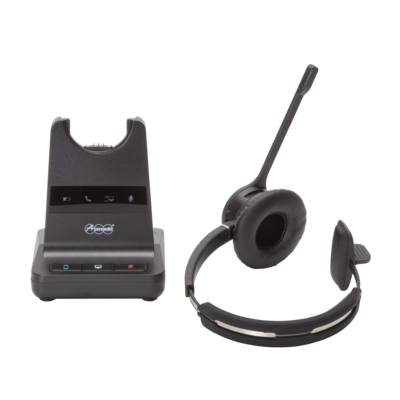 Купить Auerswald COMfortel H-600 Kopfhörer Verkabelt & Kabellos Kopfband Büro/Callcenter Bluetooth Schwarz (90349) в магазине wardena.ru