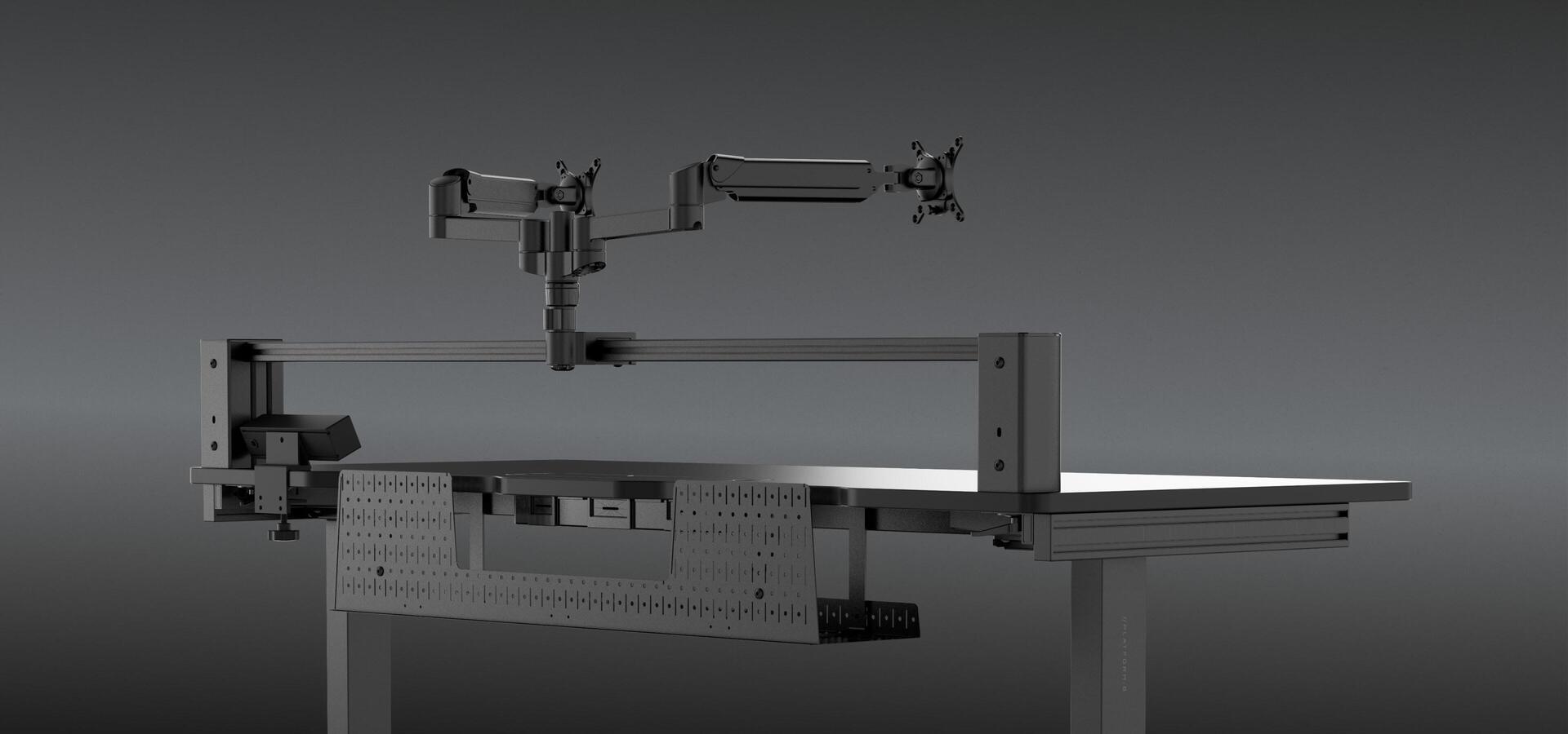 Купить Corsair Platform 6 Elevate Schreibtisch Schwarz inkl. Monitorhalterung - • Stilvoller und vielseitiger höhenverstellbarer Computerschreibtisch • Zwei Elektromotoren mit gespeicherten Höheneinstellungen • Einschließlich z (CF-9500051-EU) в магазине wardena.ru