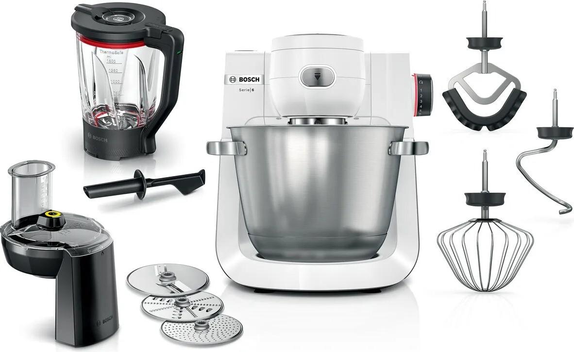 Купить Bosch Serie 6 MUMS6EW22 Küchenmaschine 1600 W 5,5 l Weiß (MUMS6EW22) в магазине wardena.ru