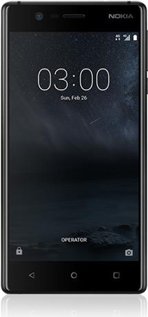 Купить Nokia 3 - 12,7 cm (5" ) - 16 GB - 8 MP - Android - 7.0 Nougat - Schwarz (11NE1B01A03) в магазине wardena.ru