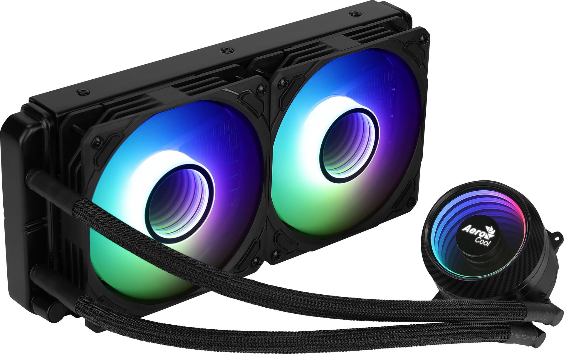 Купить AeroCool Mirage L240 - Prozessor-Flüssigkeitskühlsystem - (für: LGA775, LGA1156, AM2, AM2+, AM3, LGA1155, AM3+, LGA2011, FM1, FM2, LGA1150, LGA1151, AM4, LGA2066, LGA1200) - Kupfer - 120 mm (ACLA-MR24117.71) в магазине wardena.ru